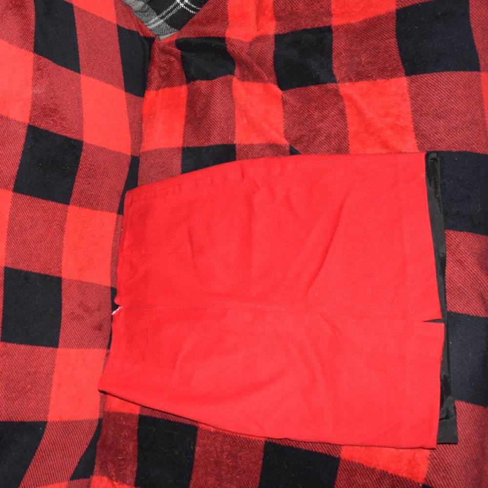 Red pencil skirt